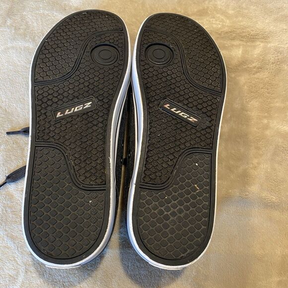 Lugz Mens shoes strider canvas Black moc toe sz 11 - Picture 4 of 7